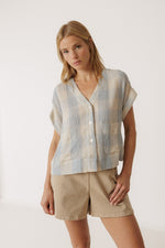 Load image into Gallery viewer, Indi And Cold - Gingham Check Camisa Top - Jasmin 151