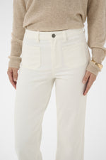 Load image into Gallery viewer, Kaffe - KAbrook Cropped Jeans - Chalk