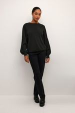 Load image into Gallery viewer, Kaffe - KAlone Knit Pullover - Black Deep