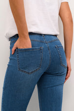 Load image into Gallery viewer, Kaffe - KAsinem Straight Jeans Medium Blue Denim
