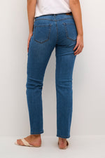 Load image into Gallery viewer, Kaffe - KAsinem Straight Jeans Medium Blue Denim