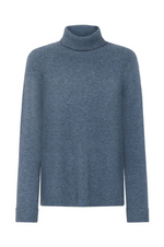 Load image into Gallery viewer, Mansted - Zoraja Turtle Neck Knit - Soft Blue
