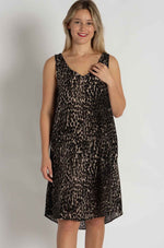 Load image into Gallery viewer, Mela Purdie - Audrey Dress - Praline Panther