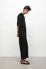 Load image into Gallery viewer, Mela Purdie - Cropped Palazzo Pant - Black