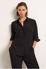 Load image into Gallery viewer, Mela Purdie - Single Pocket Shirt - Black