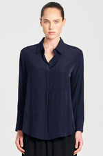 Load image into Gallery viewer, Mela Purdie - Single Pocket Shirt - Navy
