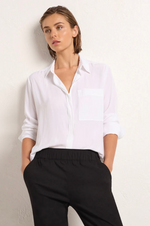Load image into Gallery viewer, Mela Purdie - Single Pocket Shirt - White