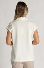 Load image into Gallery viewer, Mela Purdie - Zip Front Shell Top - Cream