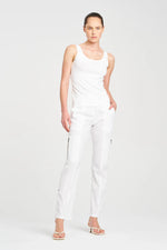 Load image into Gallery viewer, Mela Purdie - Zip Cargo - White