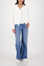Load image into Gallery viewer, Monari - Jacket Fringes Cardigan - Off White