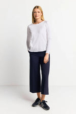 Load image into Gallery viewer, Rich And Royal - Organic Heavy Jersey Longsleeve Top - White