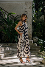 Load image into Gallery viewer, Nassaya - Noveau Maxi Dress - Black