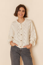 Load image into Gallery viewer, Indi And Cold - Fantasy Knit Cardi - Blanco 148