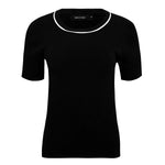 Load image into Gallery viewer, Raw By Raw - Base Layer T-Shirt  Ribbed Knit - Jet Black
