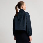 Load image into Gallery viewer, Raw By Raw - Simmi Cropped Windbreaker - British Navy