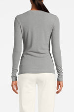 Load image into Gallery viewer, Rich And Royal - EV Glam Rib Top - Pebble Grey