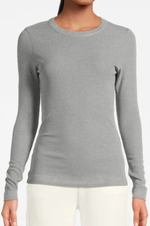 Load image into Gallery viewer, Rich And Royal - EV Glam Rib Top - Pebble Grey