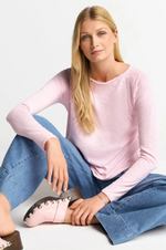 Load image into Gallery viewer, Rich And Royal - Heavy Jersey Long Sleeve  Top - Rose Shadow
