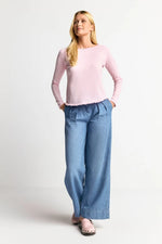 Load image into Gallery viewer, Rich And Royal - Heavy Jersey Long Sleeve  Top - Rose Shadow