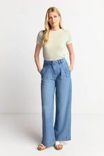 Load image into Gallery viewer, Rich And Royal - Organic Sparkle Striped T-Shirt - Matcha