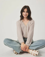 Load image into Gallery viewer, Splendid - Bri Striped Cardigan - Fawn Stripe