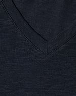 Load image into Gallery viewer, Splendid - Faye 1X1 V Neck Tee - Steel Blue