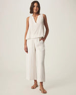 Load image into Gallery viewer, Splendid - Kit Gauze Stripe V Neck Tank - Fawn Multi Stripe