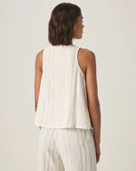 Load image into Gallery viewer, Splendid - Kit Gauze Stripe V Neck Tank - Fawn Multi Stripe