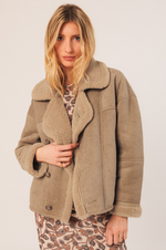 Load image into Gallery viewer, Indi And Cold - Vintage Effect Coat - Sand