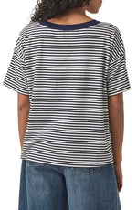 Load image into Gallery viewer, Splendid - Astrid Short Sleeve Tee - Navy Stripe