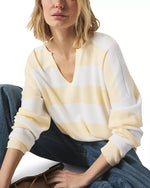 Load image into Gallery viewer, Splendid - Veronica Stripe Sweater - Lemoncello Stripe