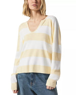 Load image into Gallery viewer, Splendid - Veronica Stripe Sweater - Lemoncello Stripe