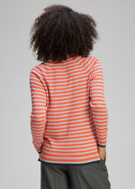 Load image into Gallery viewer, Zaket And Plover - Stripe V Essential Sweater - Marl