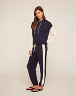 Load image into Gallery viewer, Bella Dahl - Contrast Hoodie - Midnight Frost
