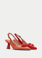 Load image into Gallery viewer, Hispanitas - Nova Slingback Shoe - Coral/Scarlet