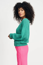 Load image into Gallery viewer, Pom Amsterdam - Fresh Green Cardigan