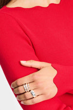 Load image into Gallery viewer, Pom Amsterdam - Bodhi Top - Chili Red