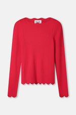 Load image into Gallery viewer, Pom Amsterdam - Bodhi Top - Chili Red
