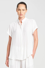 Load image into Gallery viewer, Mela Purdie - Soft Stand Shirt - White
