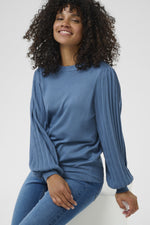 Load image into Gallery viewer, Kaffe - KAlone Knit Pullover - Bering Sea
