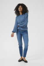 Load image into Gallery viewer, Kaffe - KAlone Knit Pullover - Bering Sea
