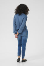 Load image into Gallery viewer, Kaffe - KAlone Knit Pullover - Bering Sea
