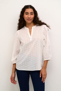 Kaffe - KAjollia Blouse - Chalk