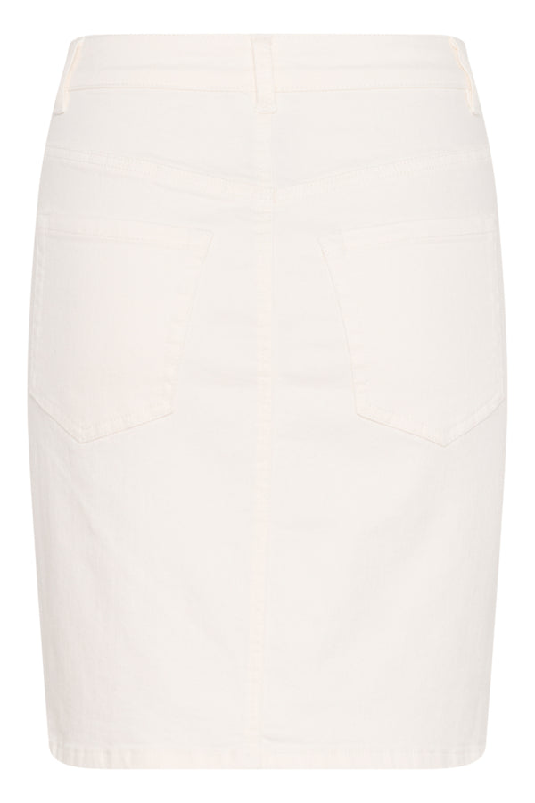 Kaffe - KAkarla Twill Skirt - Chalk