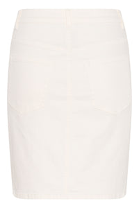 Kaffe - KAkarla Twill Skirt - Chalk