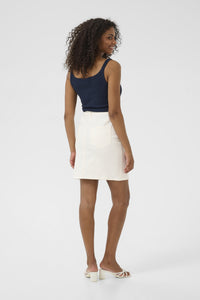 Kaffe - KAkarla Twill Skirt - Chalk