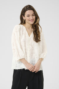 Kaffe - KApariva Blouse - Chalk