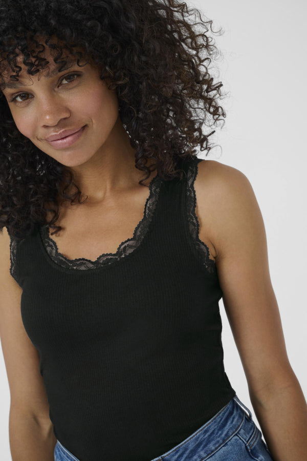 Kaffe - KAomi Top - Black Deep