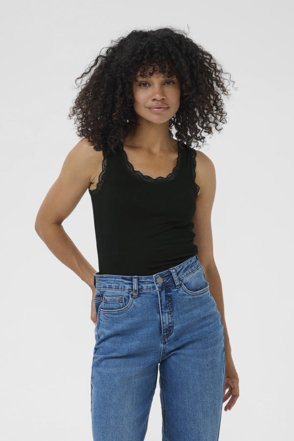 Kaffe - KAomi Top - Black Deep