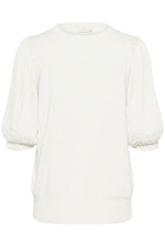 Load image into Gallery viewer, Kaffe - KAregina Pleat Pullover - Chalk
